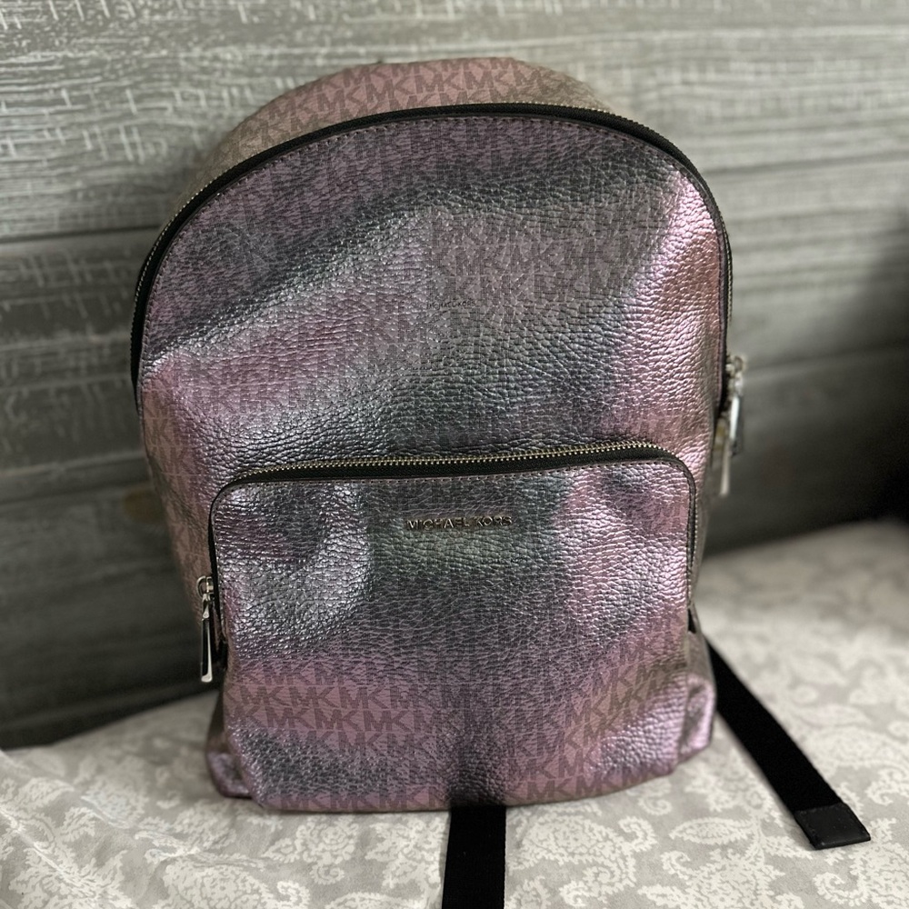 RARE Michael Kors Holographic Backpack HARD TO FIND